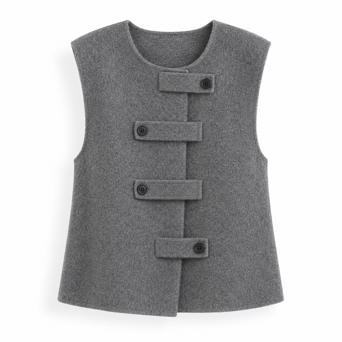Cathy - Retro Knitted Sleeveless Vest