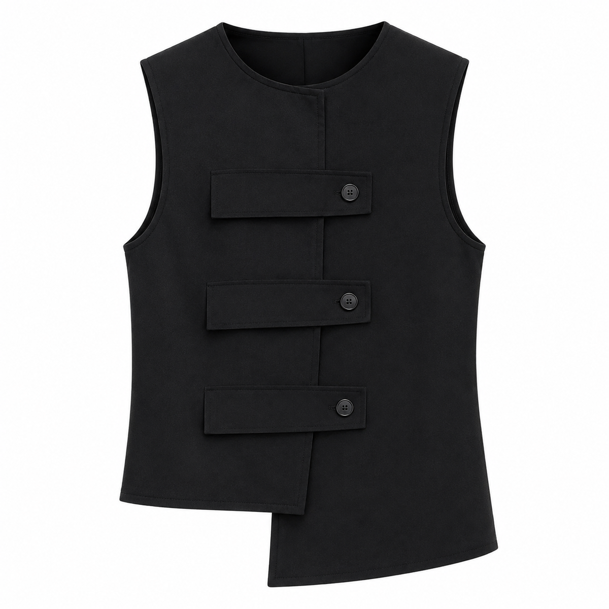 Cathy - Retro Knitted Sleeveless Vest