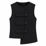 Cathy - Retro Knitted Sleeveless Vest 3