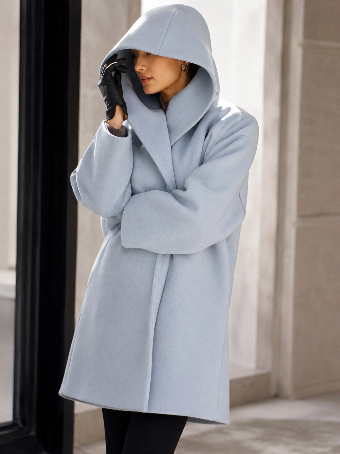 Betsy- Hooded Long Coat