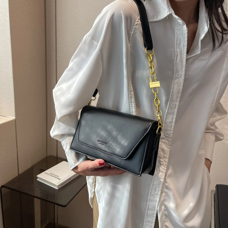 Green Flap Crossbody Bags for Women Spring Designer Fashion Trend Small Leather Shoulder Bag Handbags and Purses