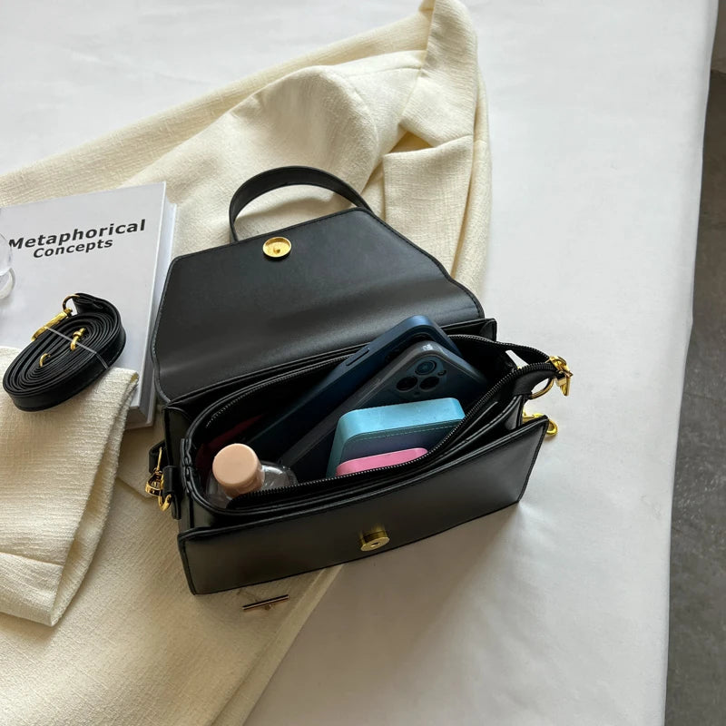 Green Flap Crossbody Bags for Women Spring Designer Fashion Trend Small Leather Shoulder Bag Handbags and Purses