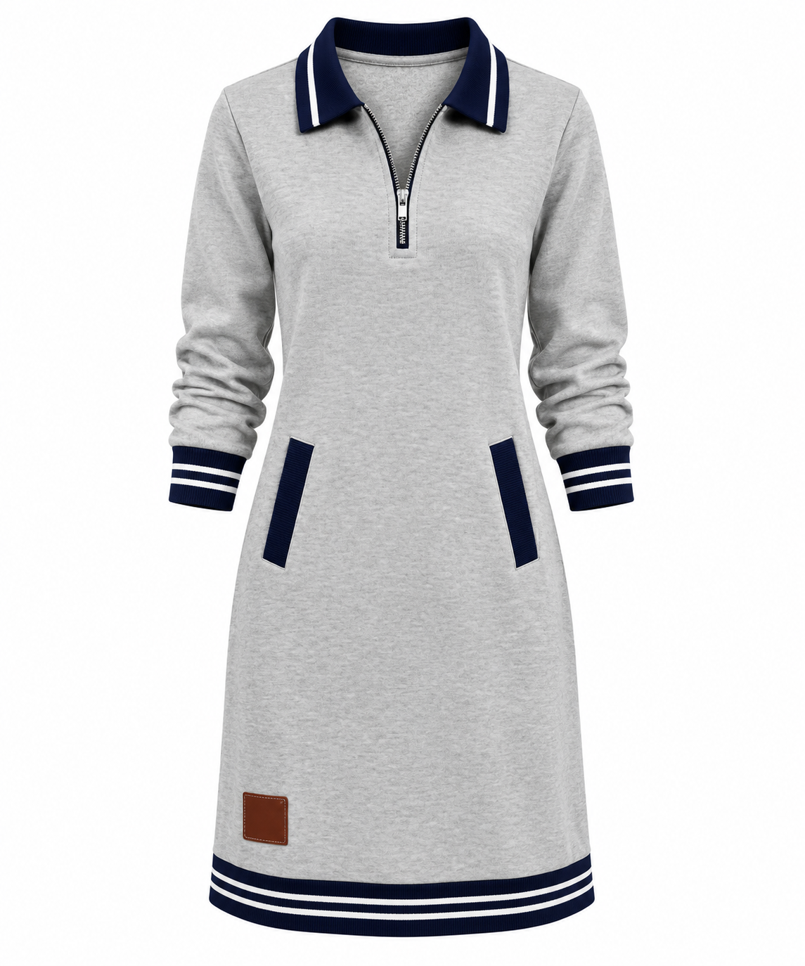 Audrey - Lapel Collar Dress
