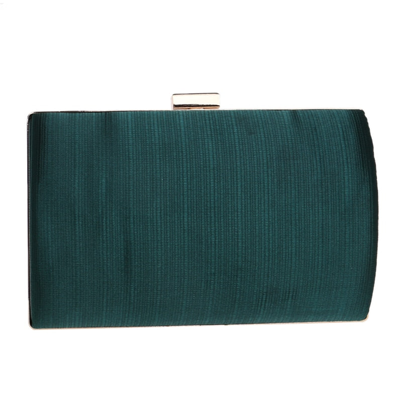 Luxury Lady Women Clutch Bags Tassel Golden Satin Evening Bags Wedding Bridal Handbags Shoulder Chain Purse