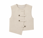 Cathy - Retro Knitted Sleeveless Vest 4