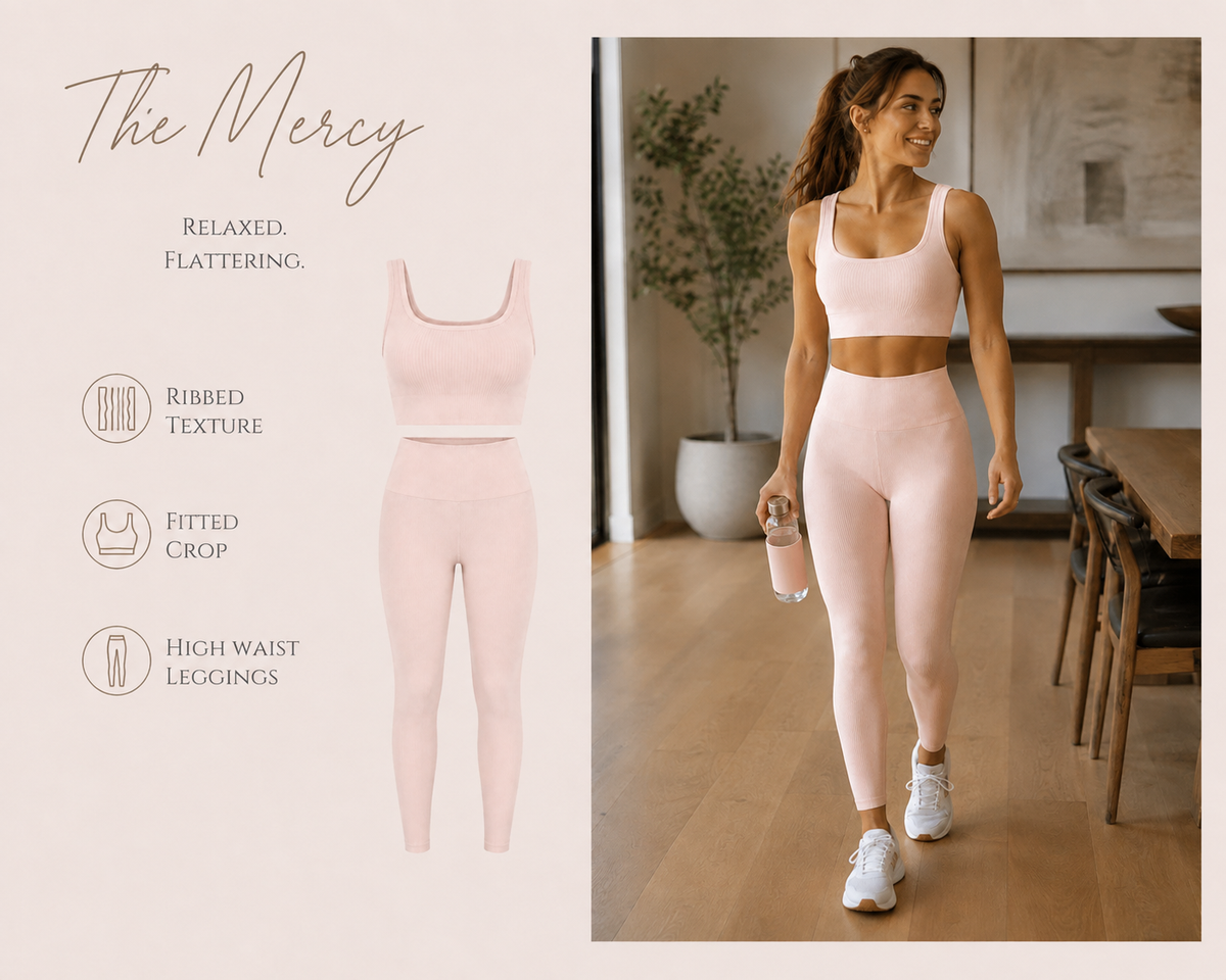 Mercy - Crop Top & Leggings Set