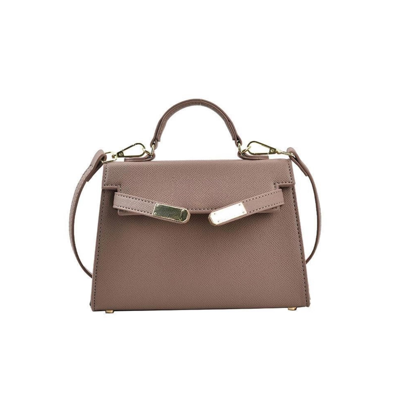 Women's PU Leather Crossbody Bag – Trendy Adjustable Strap Shoulder Purse