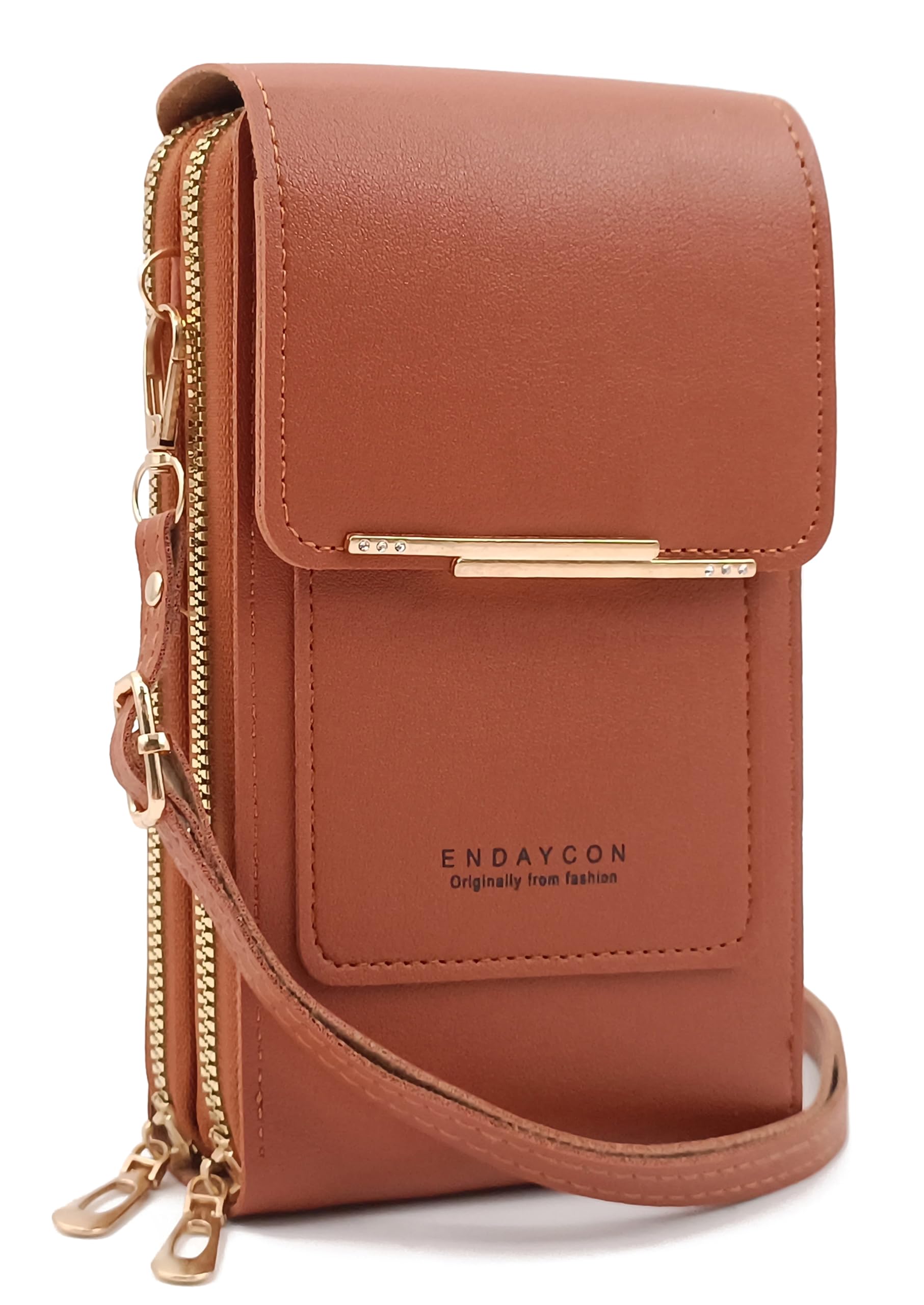 Women's Anti-Theft RFID Crossbody Purse – Phone Wallet Bag with Card Slots