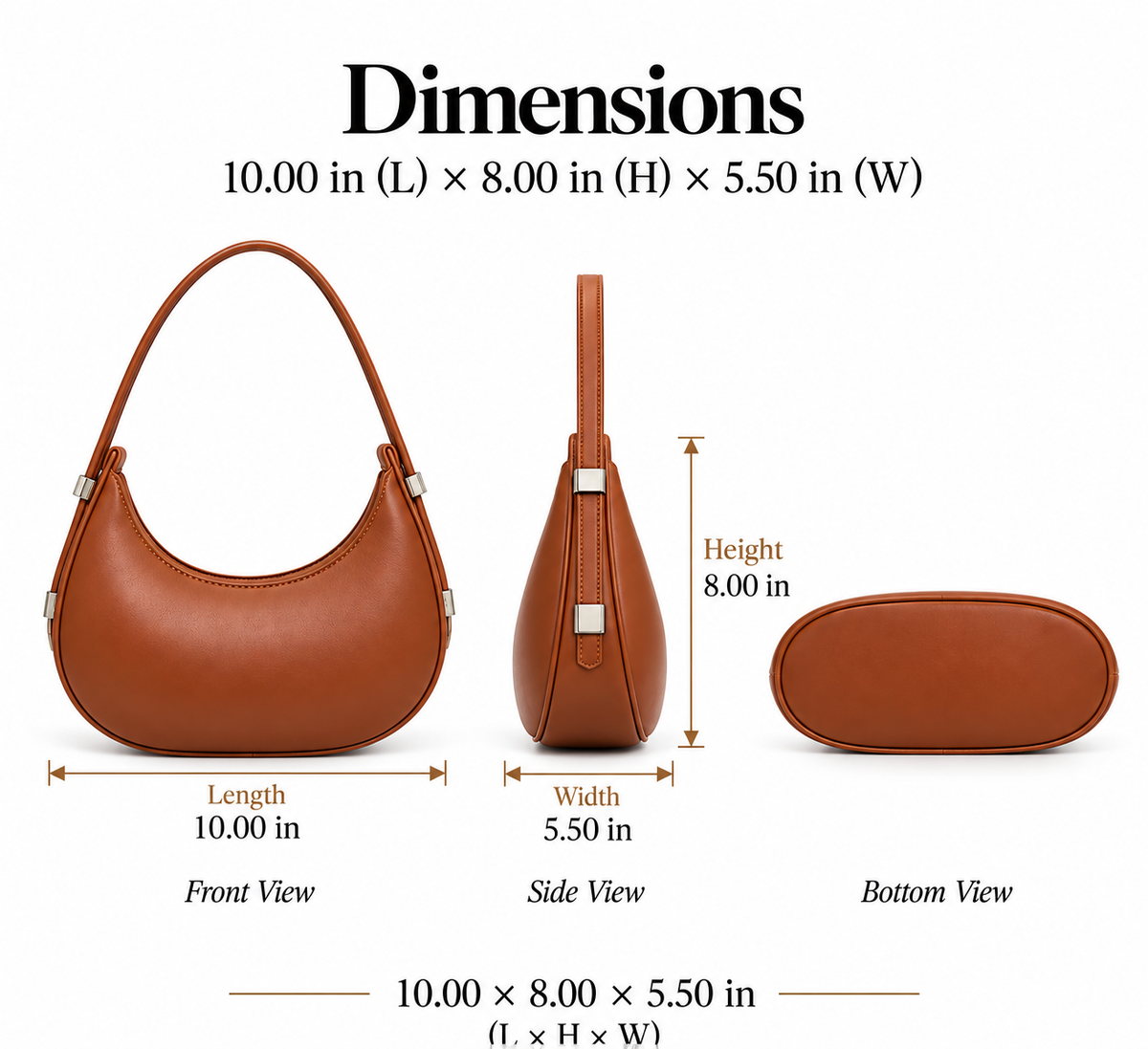 Kelly - Half Moon Handbag