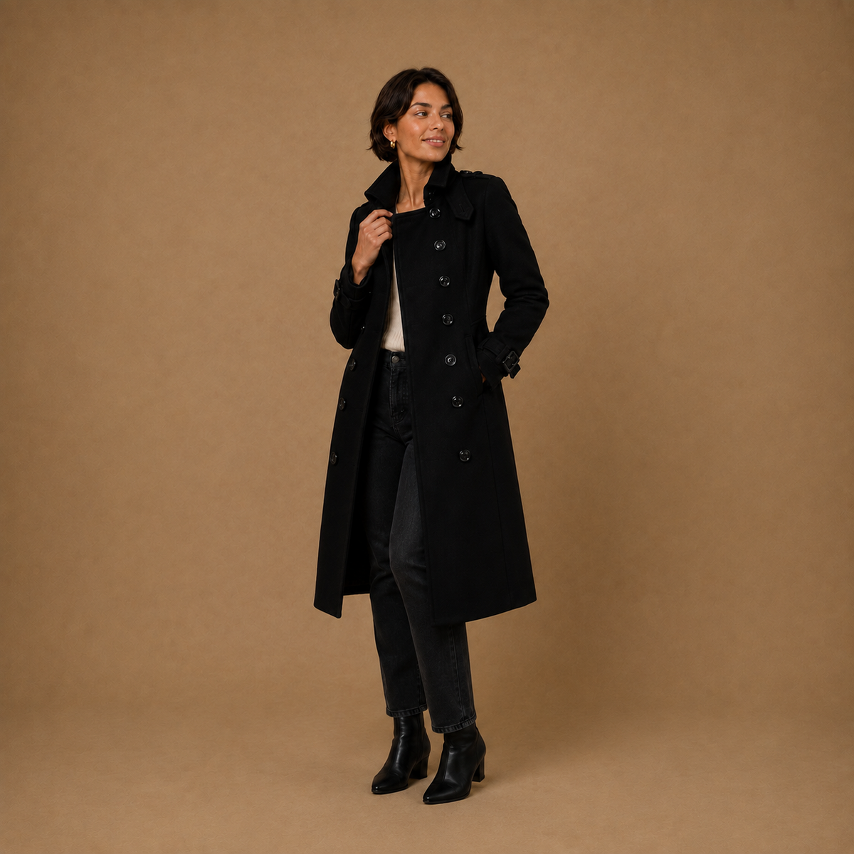 Claudia -Double-Breasted Overcoat