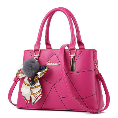 Women's Korean Style Geometric Shoulder Bag | Trendy Handbag in 7 Colors