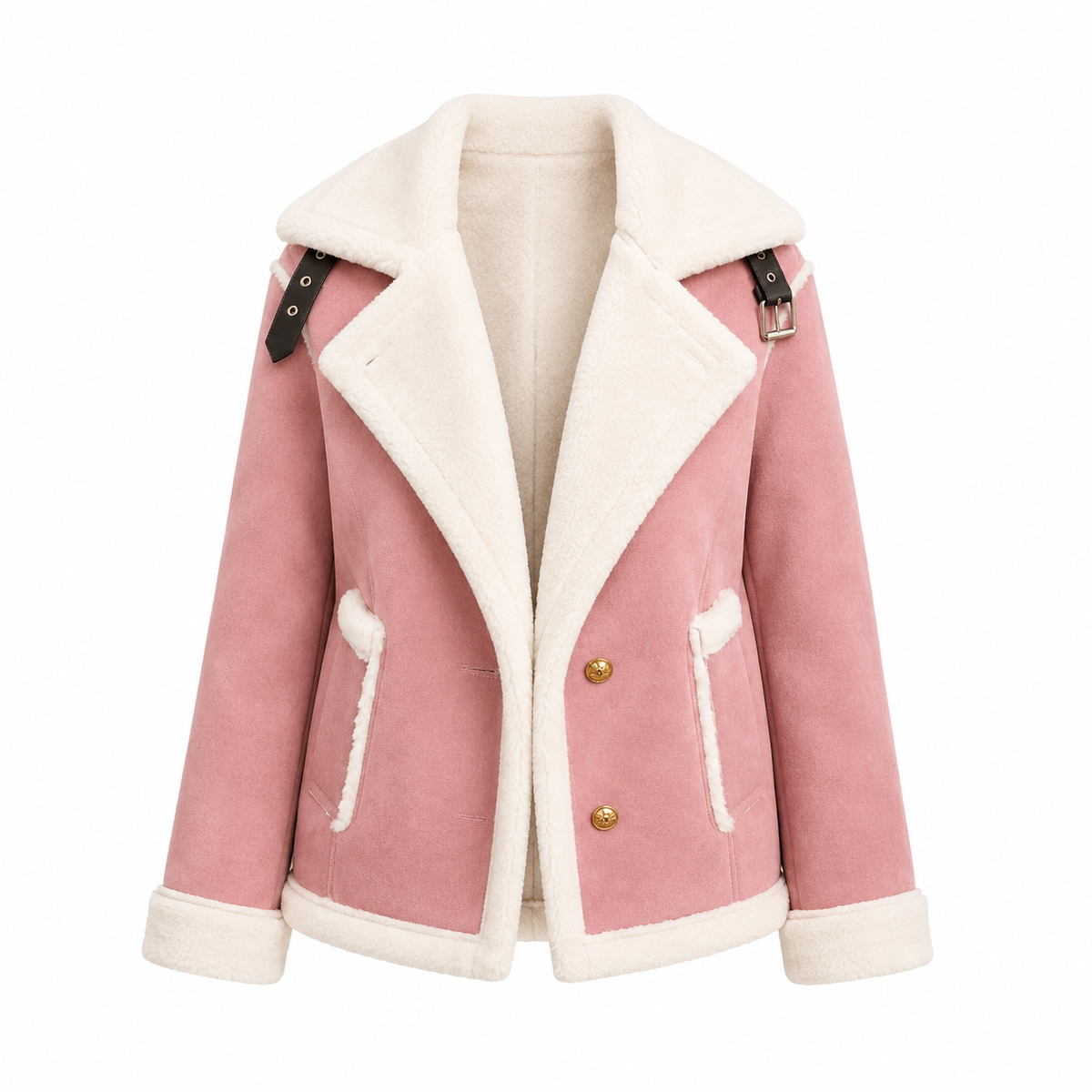 Tracy - Shearling Aviator Jacket