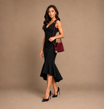 Mirna - Faux Suede Handbag 2