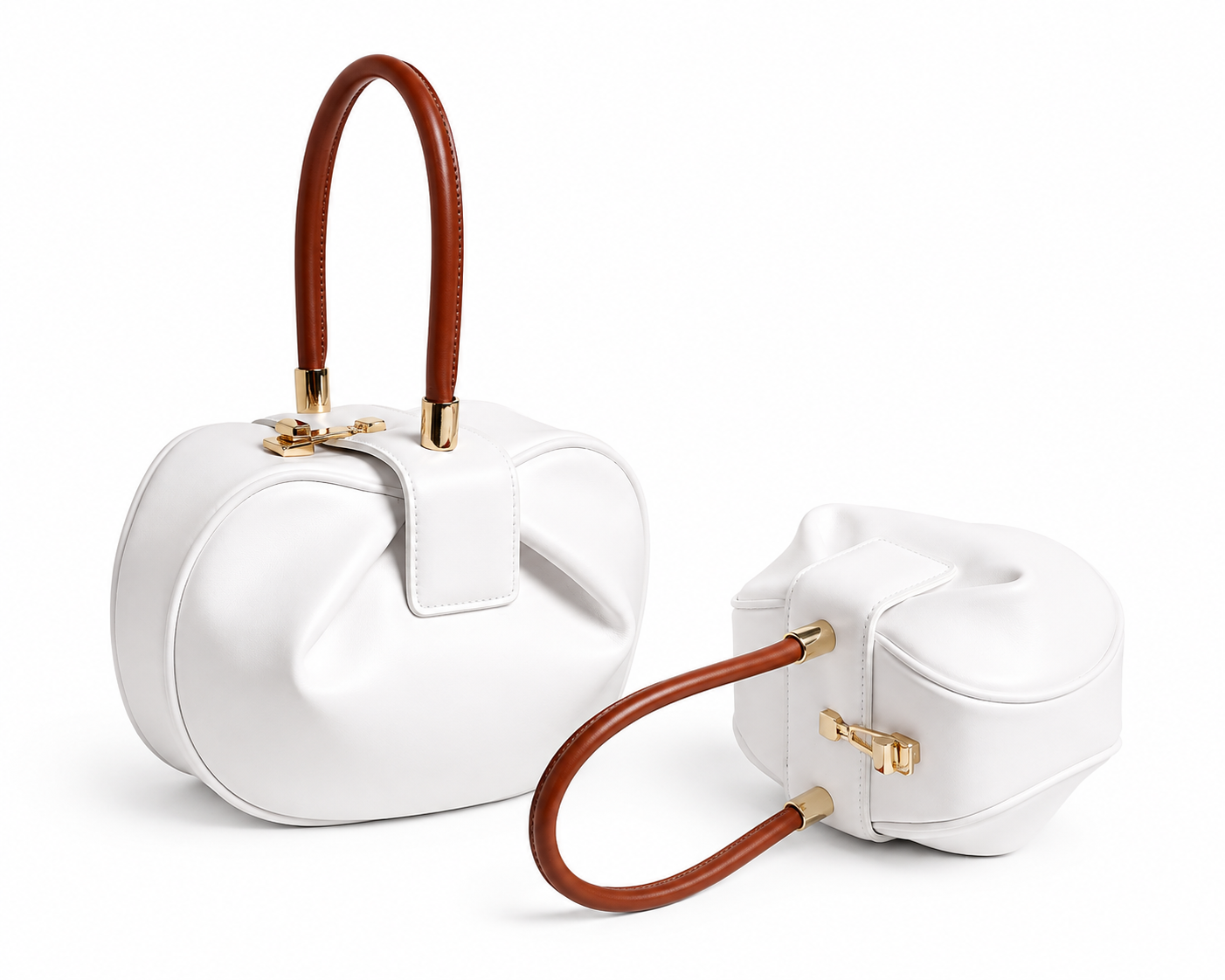 Dumpling - Genuine Cowhide Leather Bag