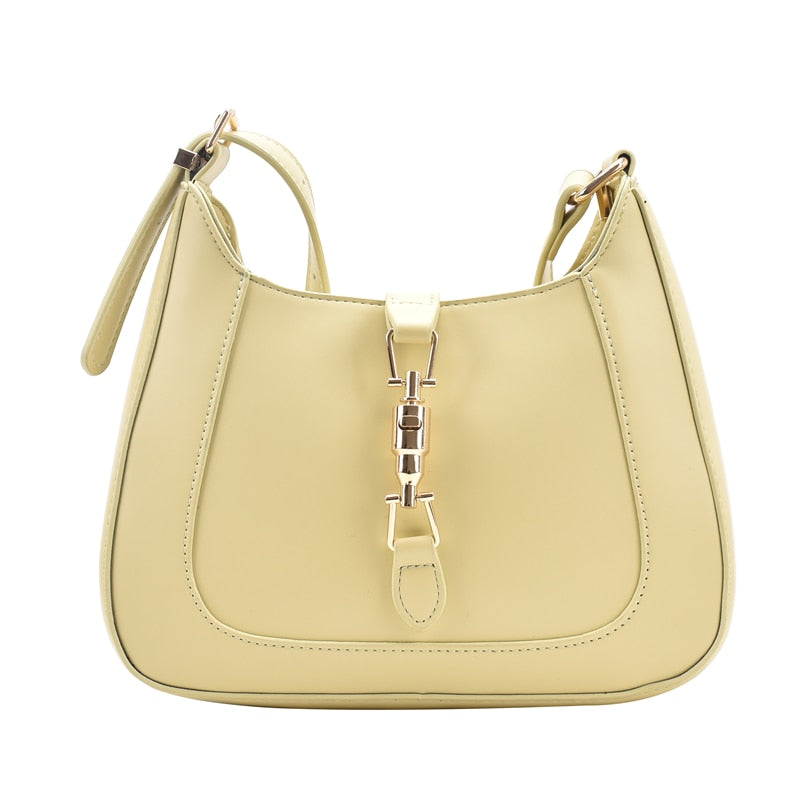 Luxury Leather Shoulder Bag for Women | Convertible Crossbody Purse with 2 Straps