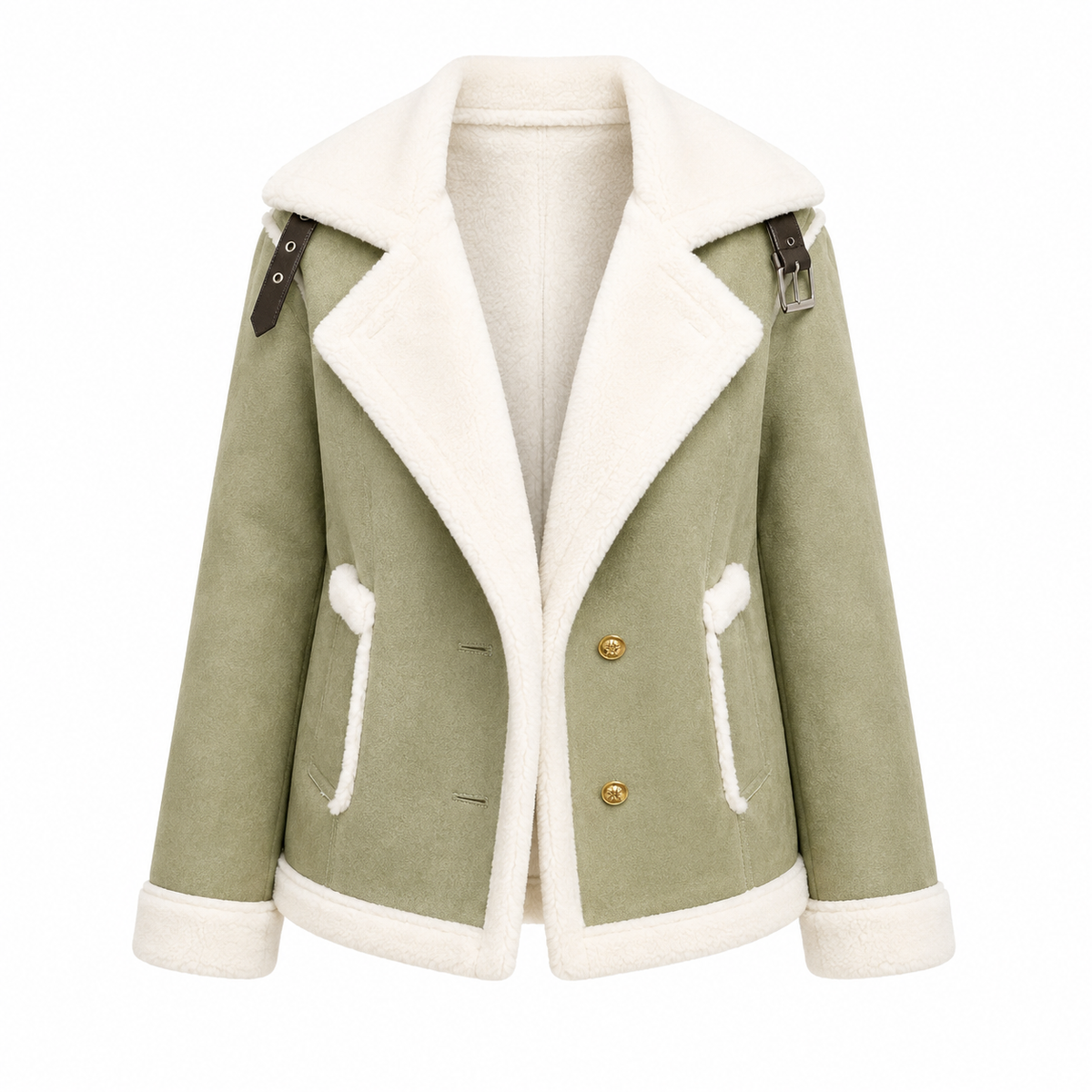 Tracy - Shearling Aviator Jacket