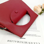 Geometric PU Leather Handbag for Women | Luxury Top Handle Shoulder Bag 5