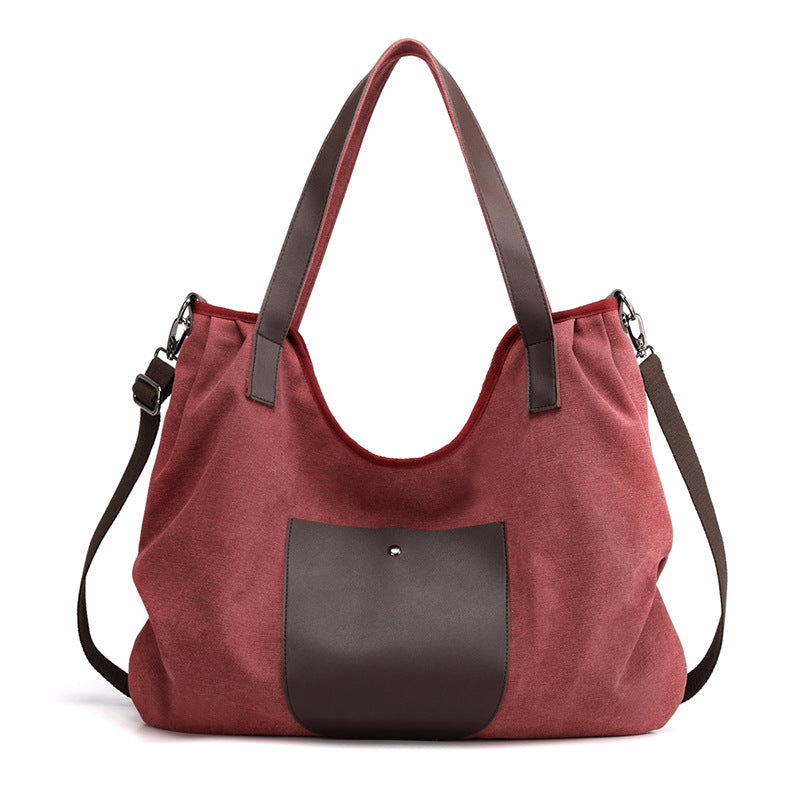 Trendy Portable Canvas Handbags