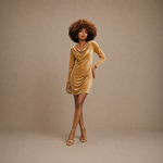 Sassy - Velvet Midi Dress 2