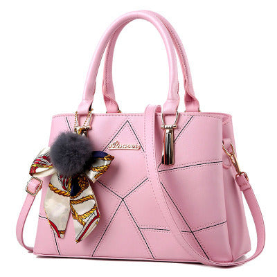 Women's Korean Style Geometric Shoulder Bag | Trendy Handbag in 7 Colors