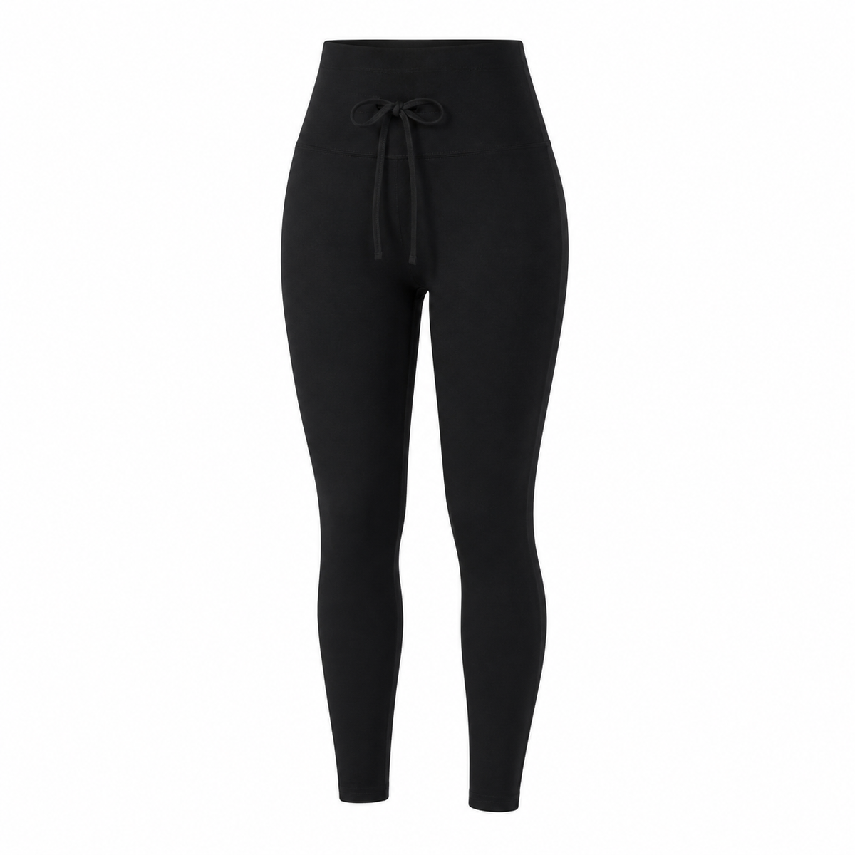Tiff - Tie-Front Ribbed Leggings