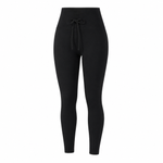 Tiff - Tie-Front Ribbed Leggings 3