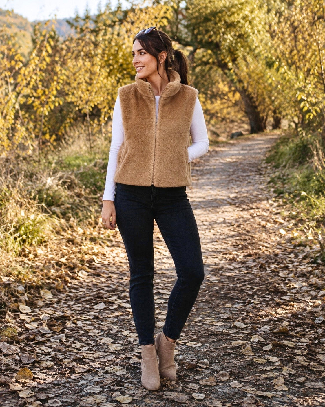 Gillian - Faux Fur Vest