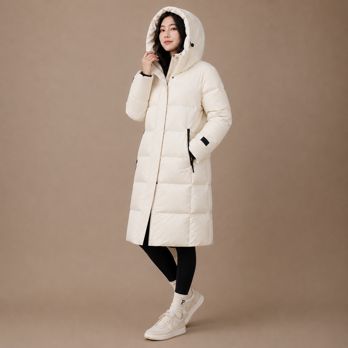 Karen - Korean Long Puffer Coat