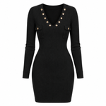 Rose - Ribbed Knit Dress 1