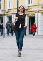 Cathy - Retro Knitted Sleeveless Vest 5