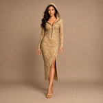 Maritza - Hooded Side Split Dress 2
