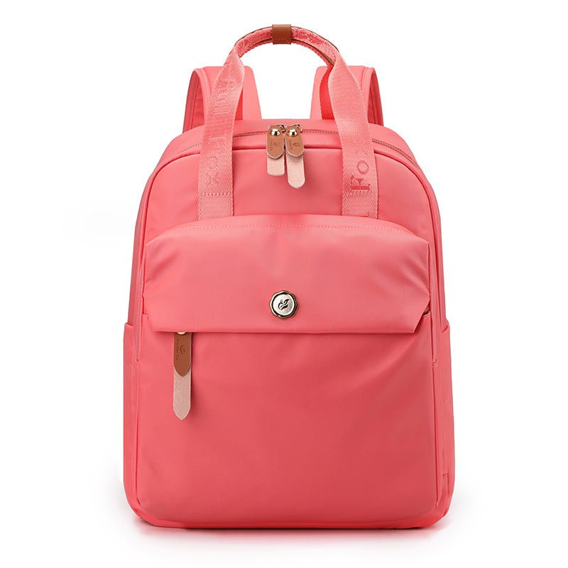 Korean Fashion Backpack for Women – Stylish Nylon Daypack