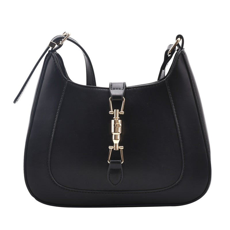 Luxury Leather Shoulder Bag for Women | Convertible Crossbody Purse with 2 Straps