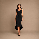 Eloise - V-Neck Fishtail Dress 2