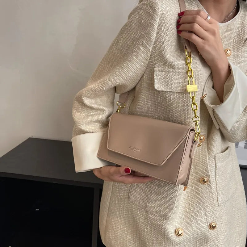 Green Flap Crossbody Bags for Women Spring Designer Fashion Trend Small Leather Shoulder Bag Handbags and Purses