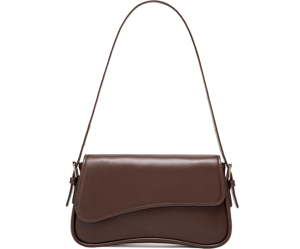 Women's Vegan Leather Underarm Hobo Bag – Trendy Clutch Crossbody Shoulder Purse