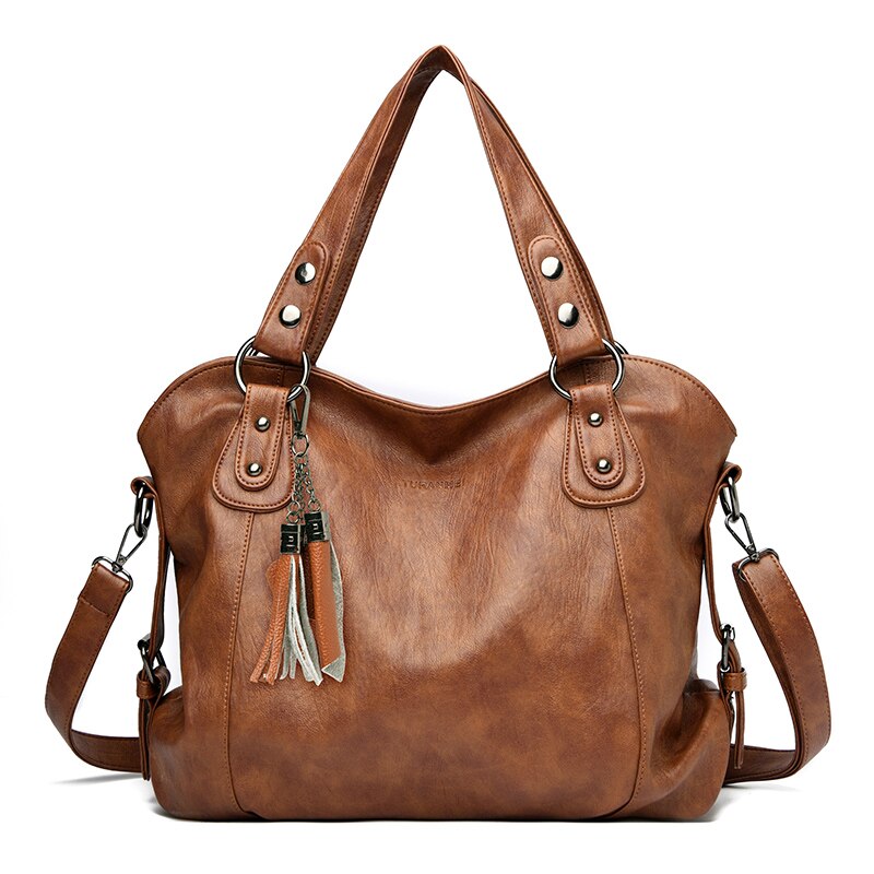 Women's Soft Leather Luxury Tote Bag | Designer Shoulder & Crossbody Handbag