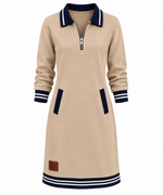 Audrey - Lapel Collar Dress 4