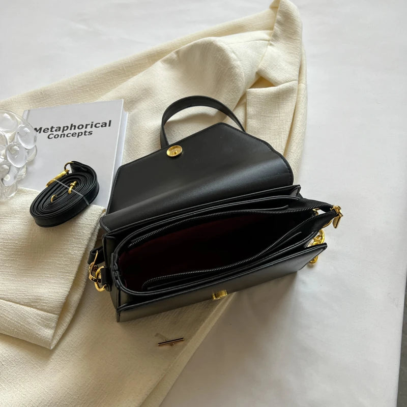 Green Flap Crossbody Bags for Women Spring Designer Fashion Trend Small Leather Shoulder Bag Handbags and Purses