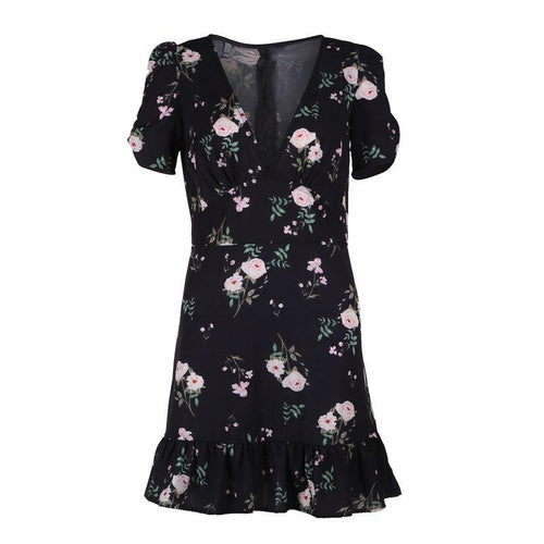 Boho Floral Summer Dress