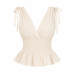 Laura - Ruched Strap Blouse 4