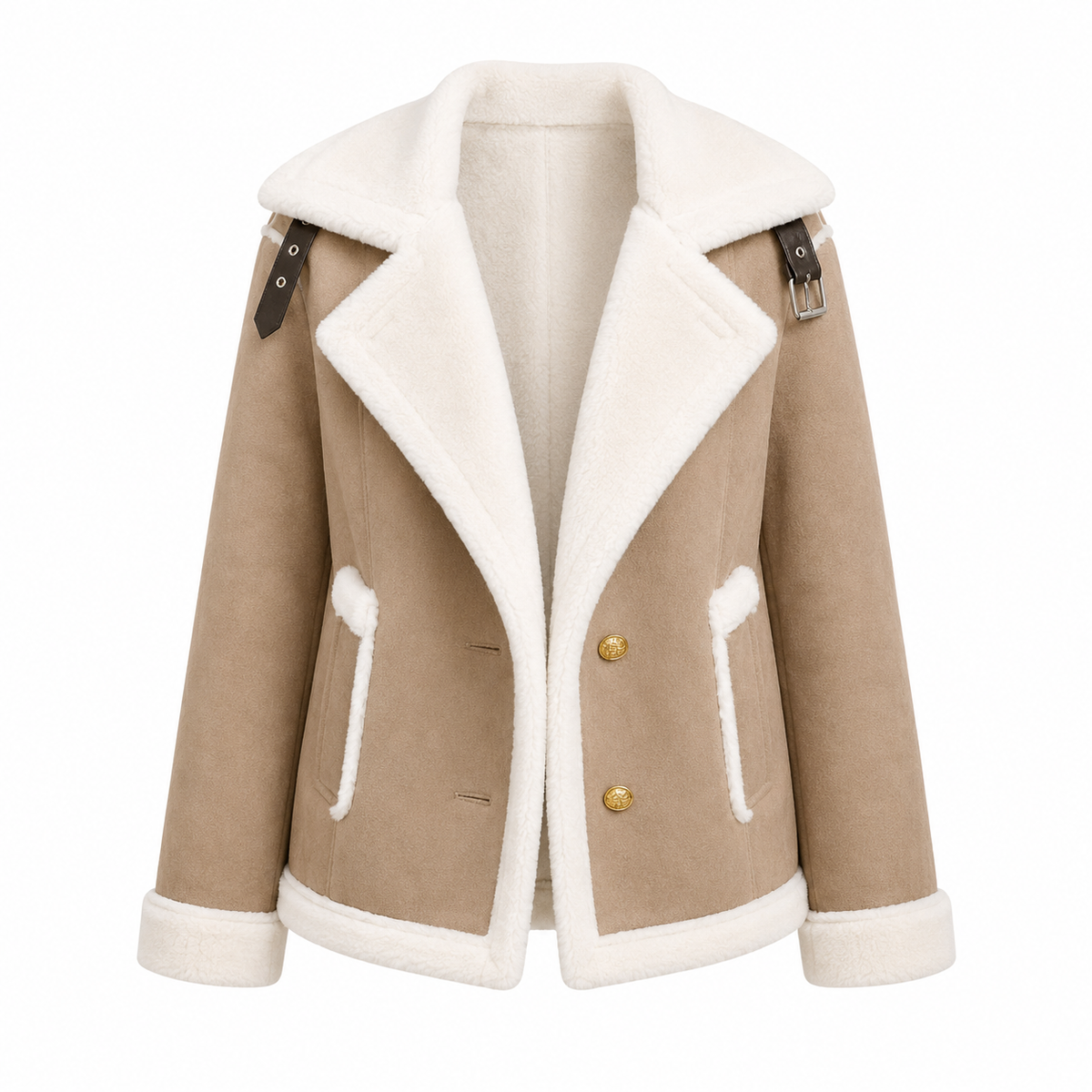 Tracy - Shearling Aviator Jacket