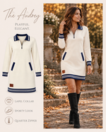 Audrey - Lapel Collar Dress 7