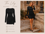Lily - Simple Black Dress 4