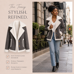 Tracy - Shearling Aviator Jacket 8