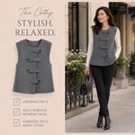 Cathy - Retro Knitted Sleeveless Vest 6