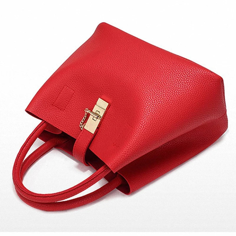 Vintage Women's Handbags Famous Fashion Brand Candy Shoulder Bags Ladies Totes Simple Trapeze Women Messenger Bag
