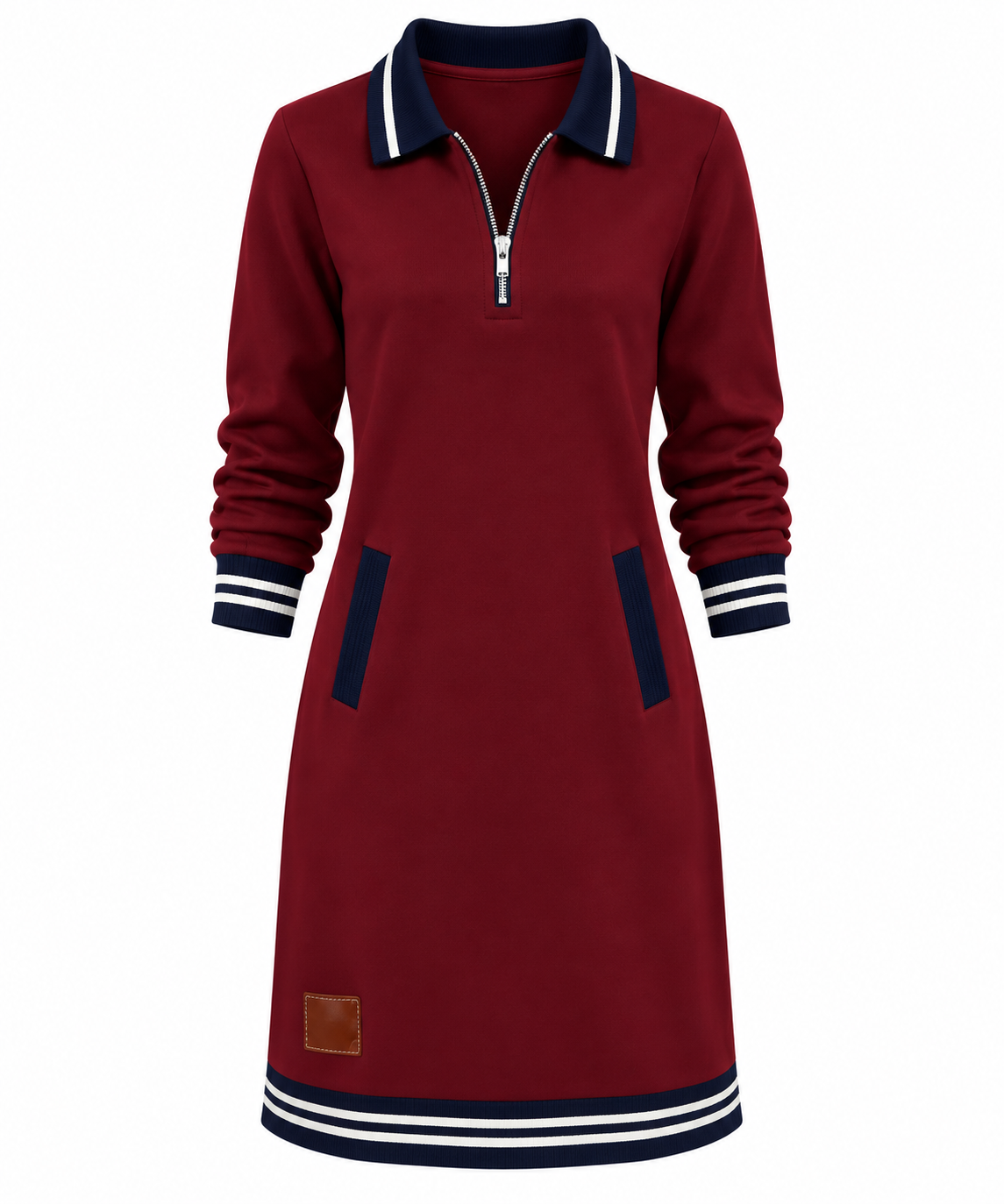Audrey - Lapel Collar Dress