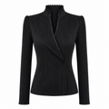 May - Pleated V-Neck Blouse