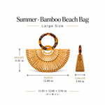 Summer - Bamboo Beach Bag 7